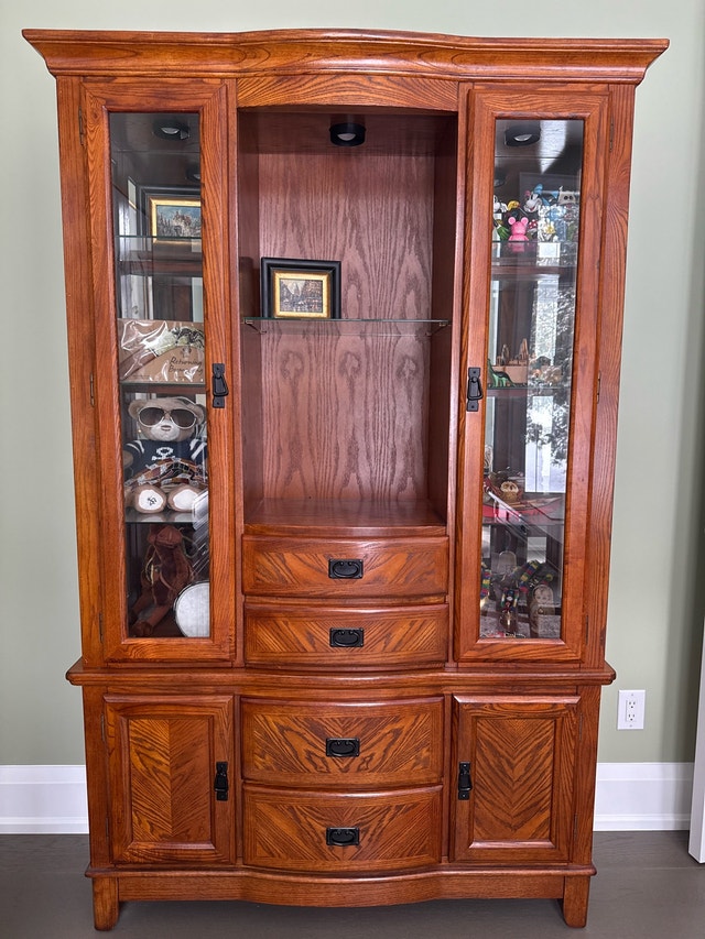 Oak China Cabinet