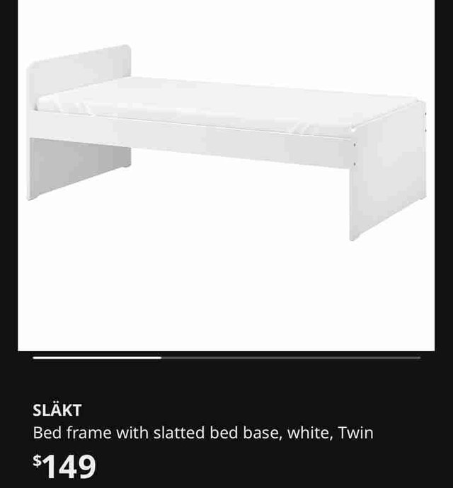 Ikea White Twin Bed Frame