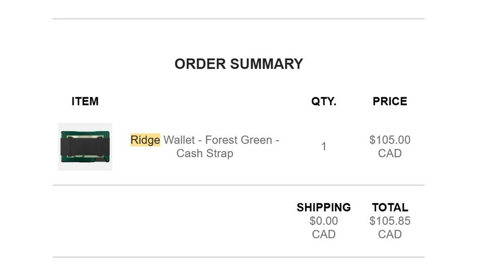 Ridge Wallet Forest Green - photo 5