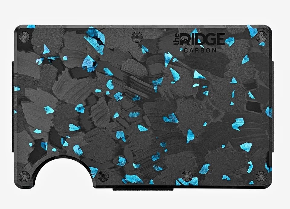 Ridge Wallet Forged Pacific | Carbon