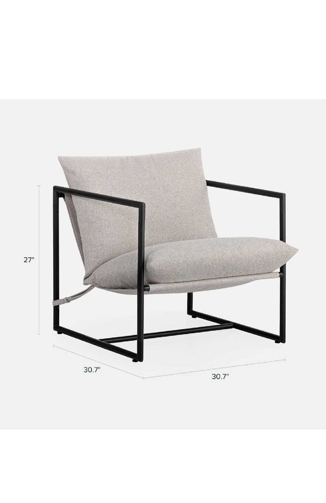 Zinus Sling chair - Beige/Cream - photo 5