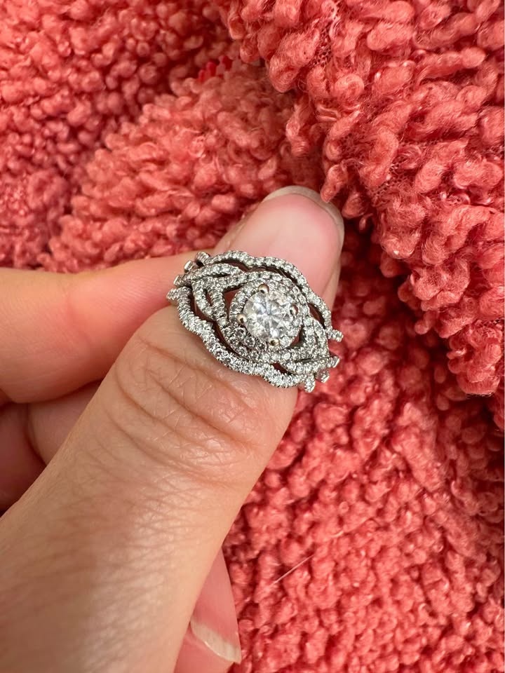 Michael Hill Wedding Band Set - Size 7 1/4
