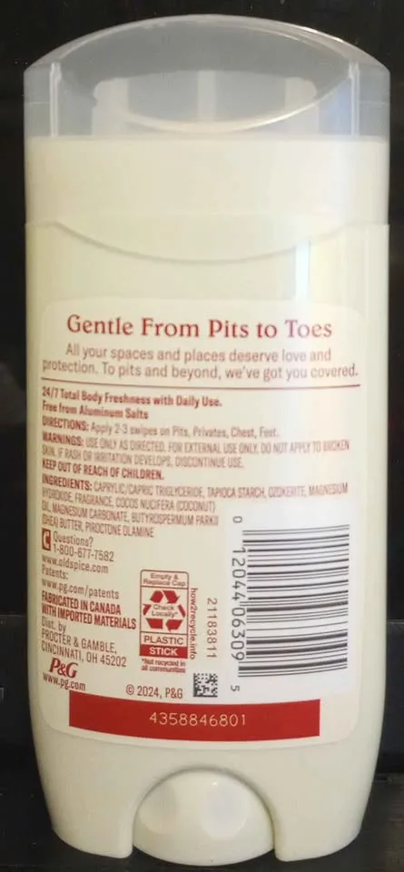 Old Spice Total Body Deodorant 2-pack image indicator(3)