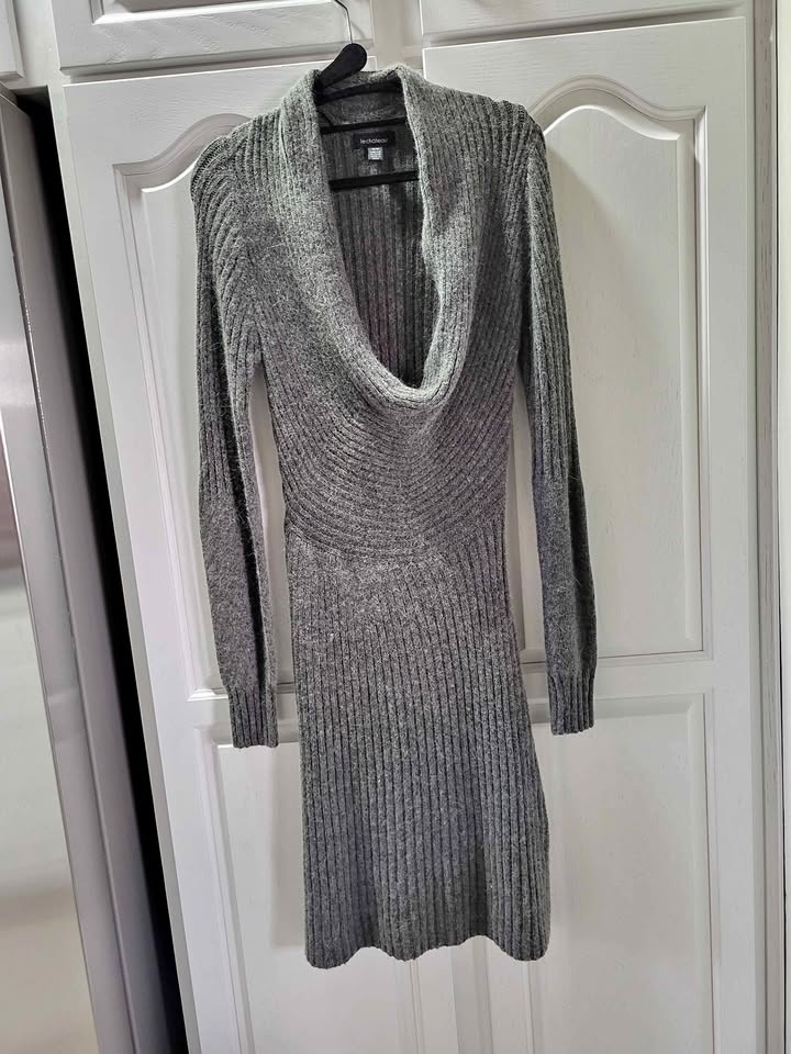 Grey Knit Dress