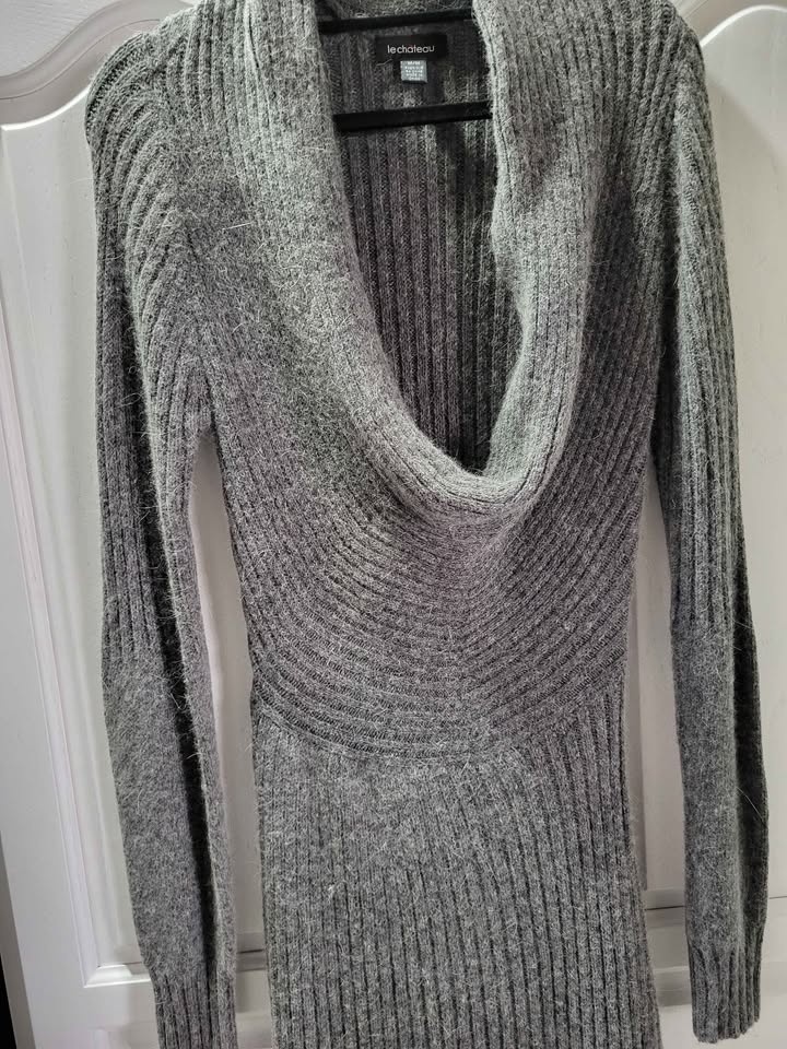 Grey Knit Dress - photo 2