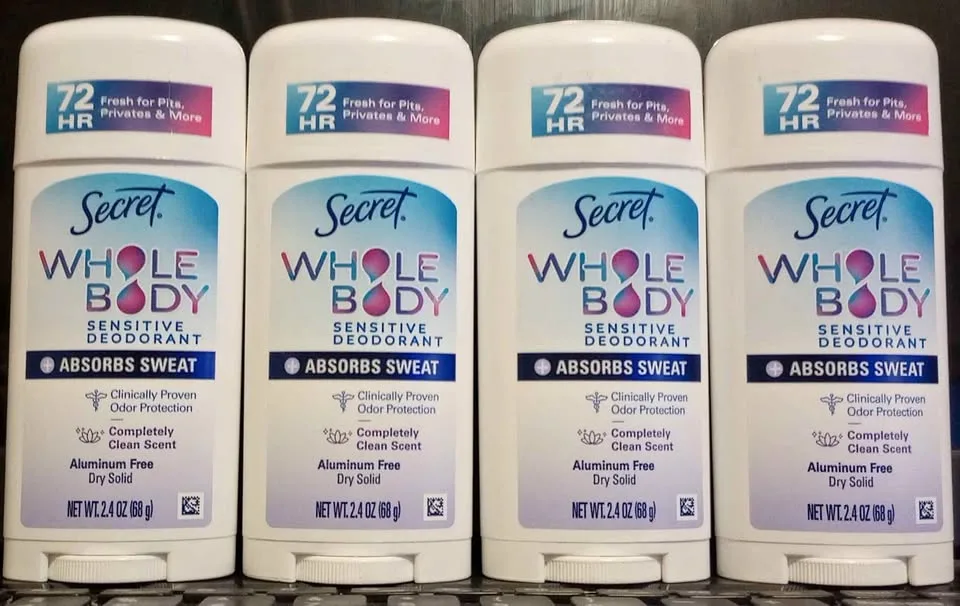 Secret Whole Body Deodorant 4-pack - Completely Clean Scent thumbnail