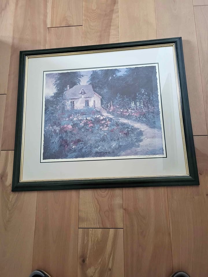 Watercolor Garden House Dawna Barton