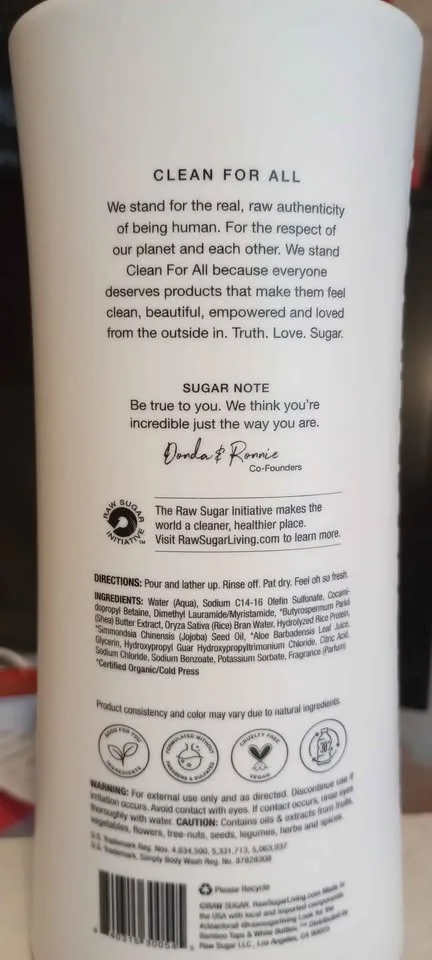 Raw Sugar Simply Body Wash 2-pack image indicator(3)