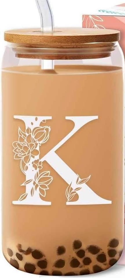 Personalized glass cup