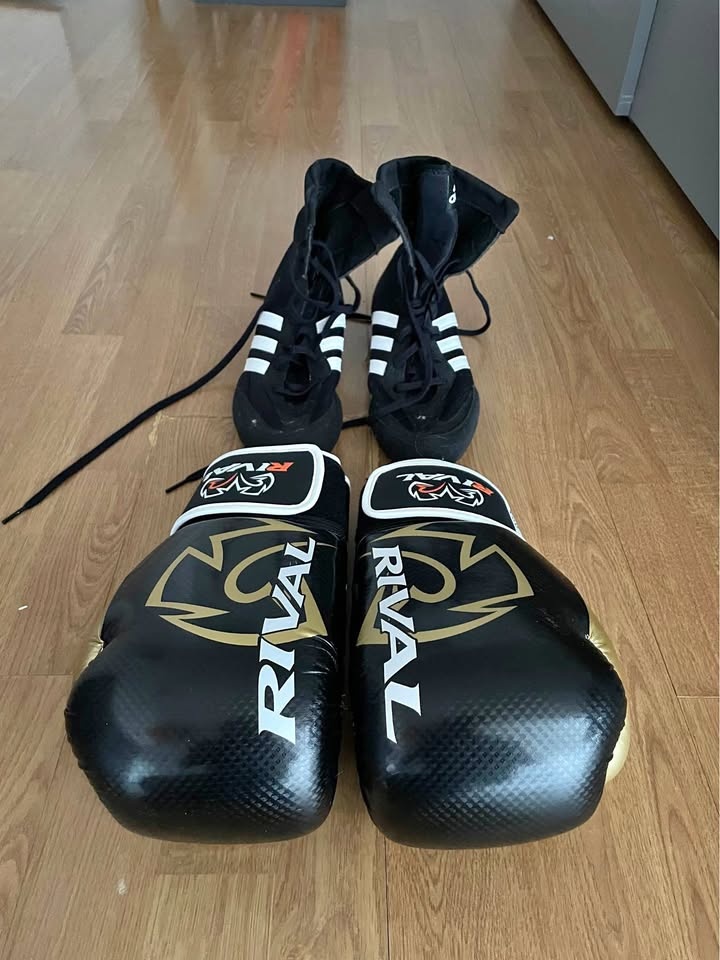 Boxing equipment.