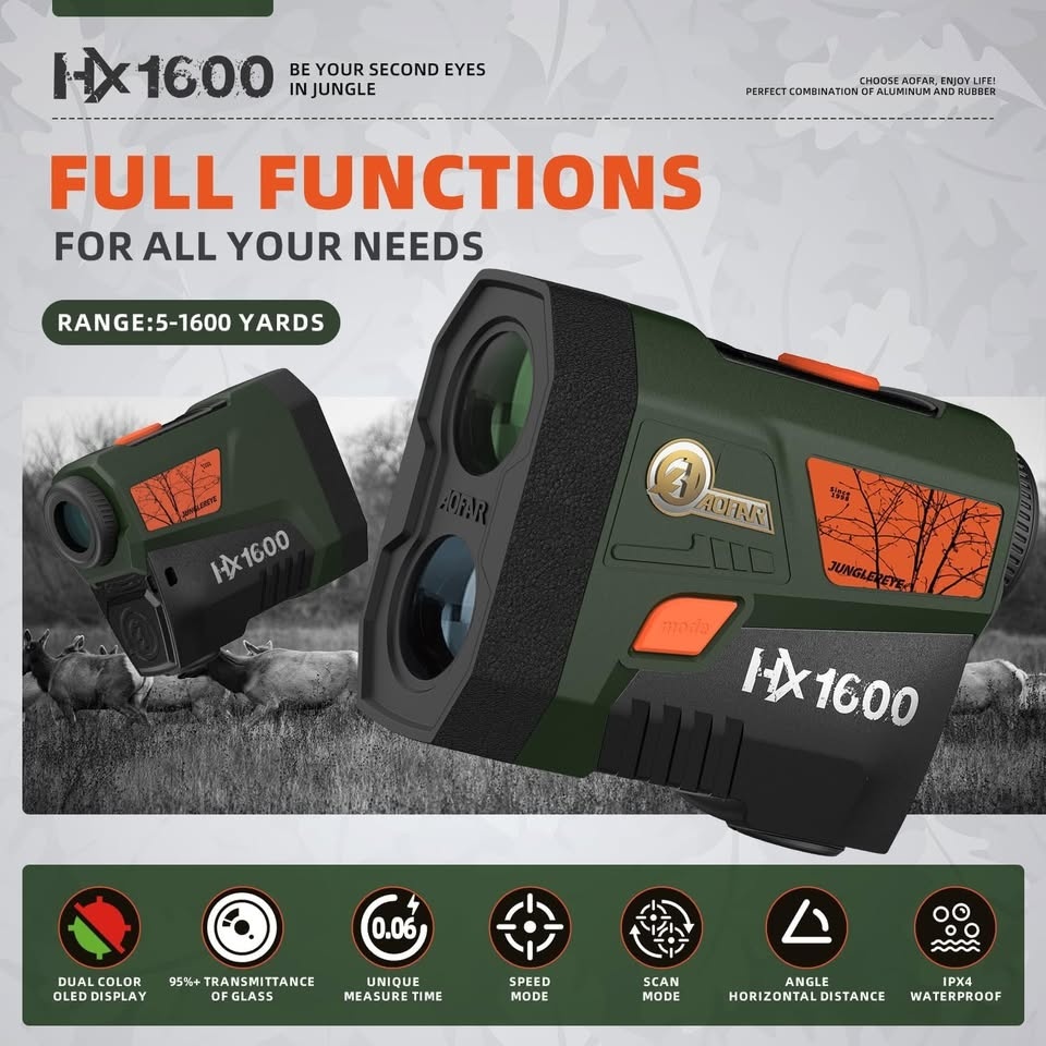 Hunting Rangefinder with Dual-Color OLED - 1600 yd - photo 2
