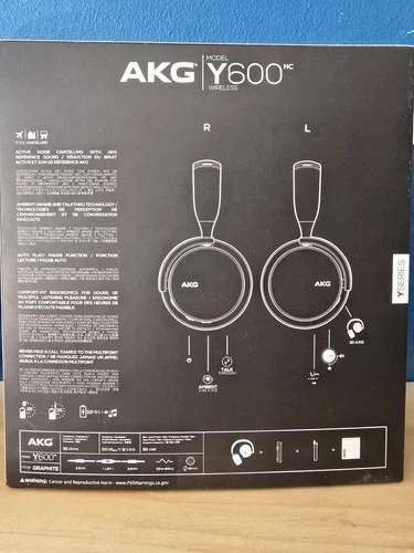 NEW Samsung AKG Y600NC Noise Canceling Bluetooth Headphones Grap - photo 5