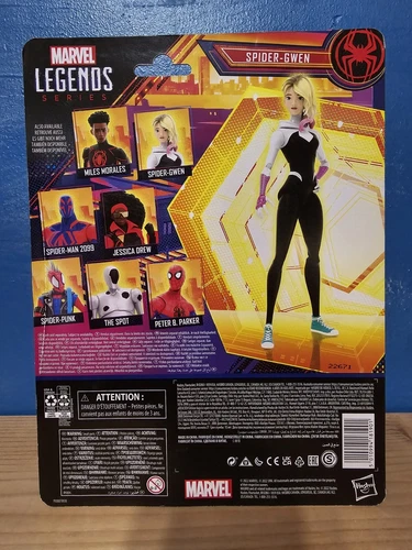 Spider-Gwen Spider-Man Across the Spider-Verse Marvel Legends 6" - photo 3
