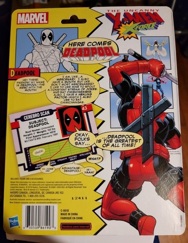 Hasbro Marvel Legends Deadpool 80th Anniv. X-Men Figure - photo 2