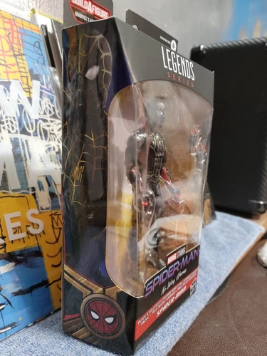 MARVEL LEGENDS NO WAY HOME SPIDER-MAN BLACK & GOLD SUIT BAF ARMA - photo 2