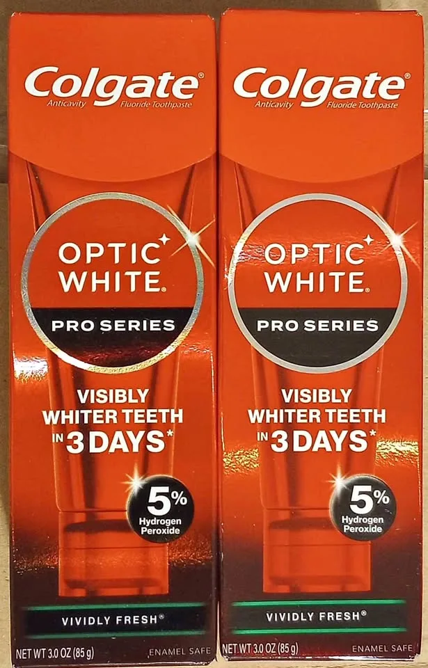 Colgate Optic White Pro Series Toothpaste 2-pack thumbnail