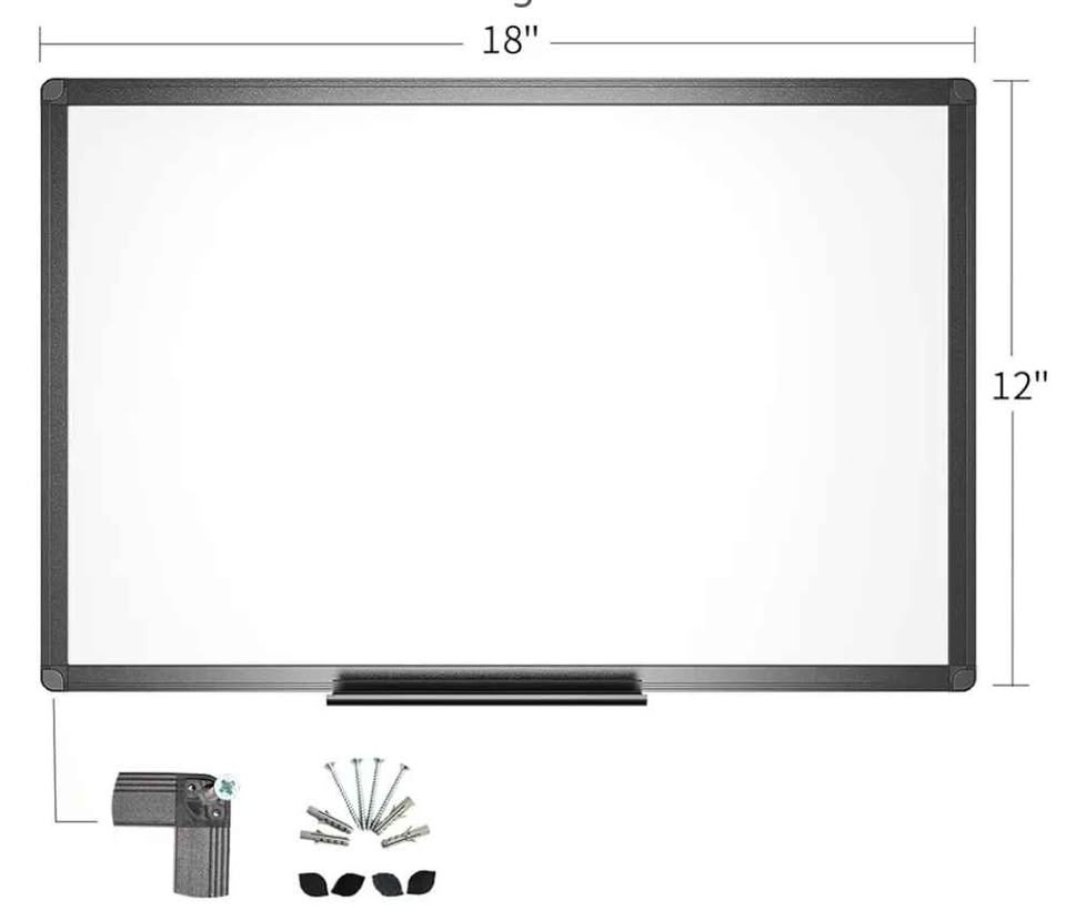 VIZ-PRO Magnetic Whiteboard 18 X 12 Inches - photo 2