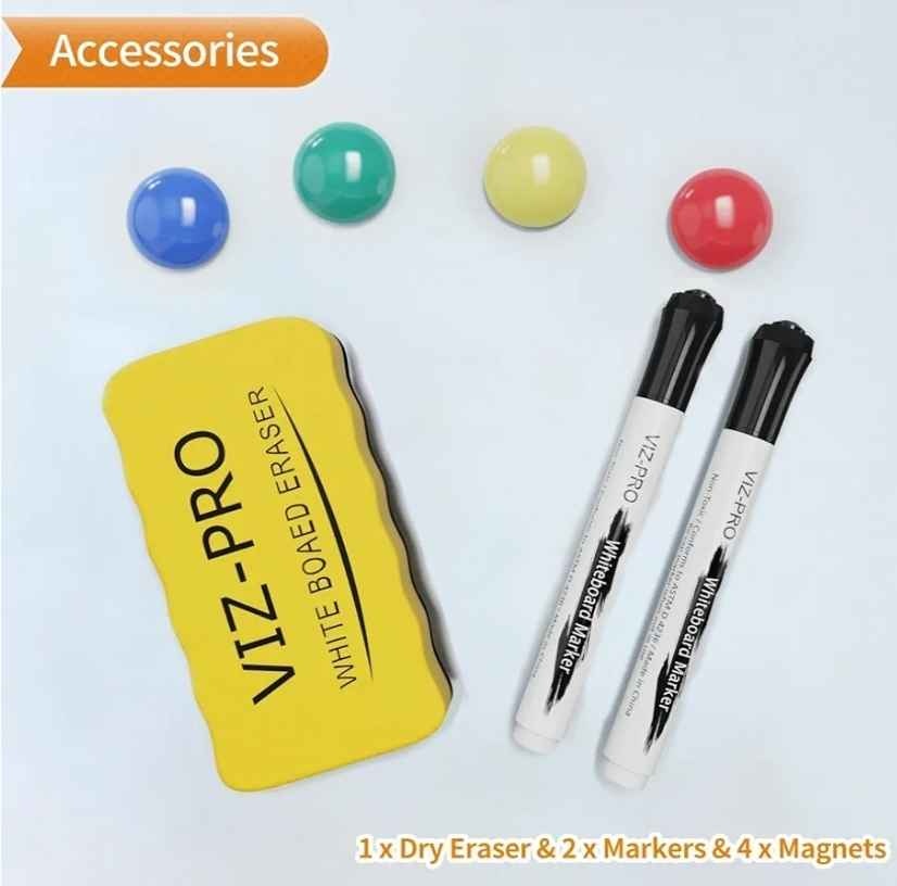 VIZ-PRO Magnetic Whiteboard 18 X 12 Inches - photo 5