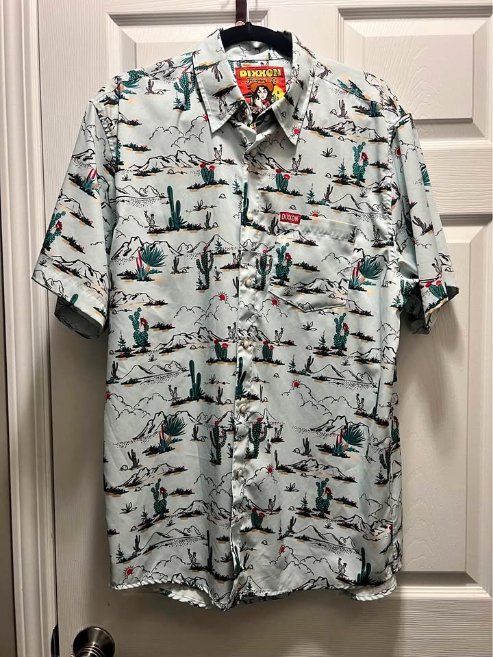 MENS LARGE DIXXON BAMBOO DESERT BLOOM