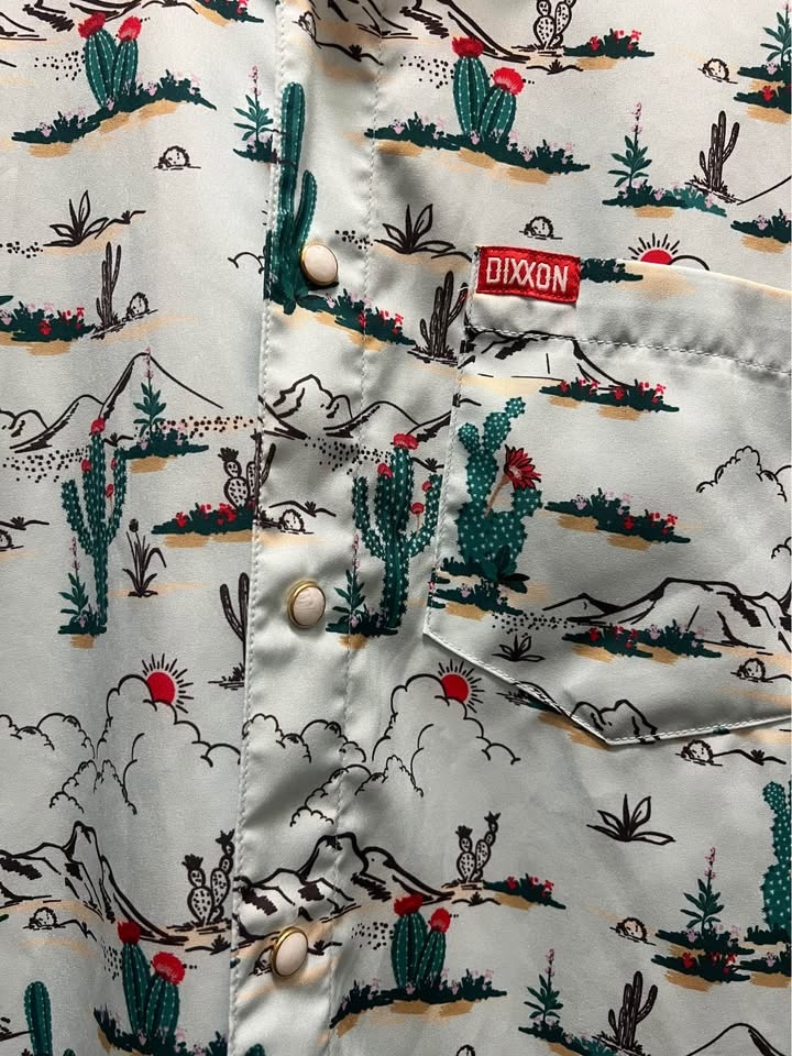 MENS LARGE DIXXON BAMBOO DESERT BLOOM - photo 2