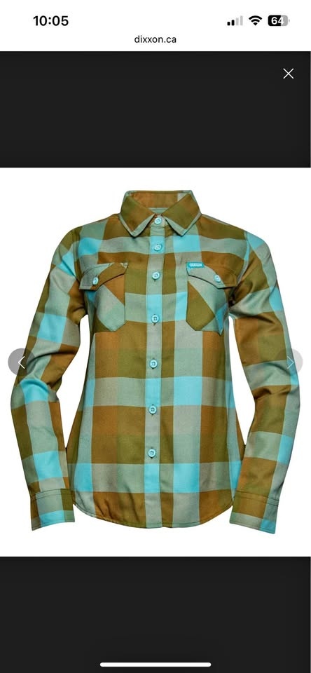 DIXXON “THE LEO” WOMENS LARGE FLANNEL