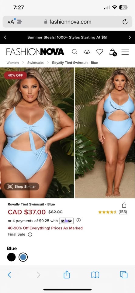 Baby Blue Swim XL - photo 2