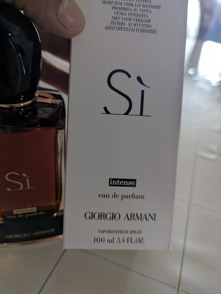 Giorgio Armani Si Intense 3.4 Woman's Perfume New - photo 4