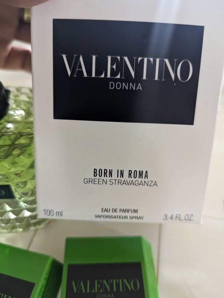 Valentino Green Extra Aganza 3.4oz Woman's Perfume New - photo 4