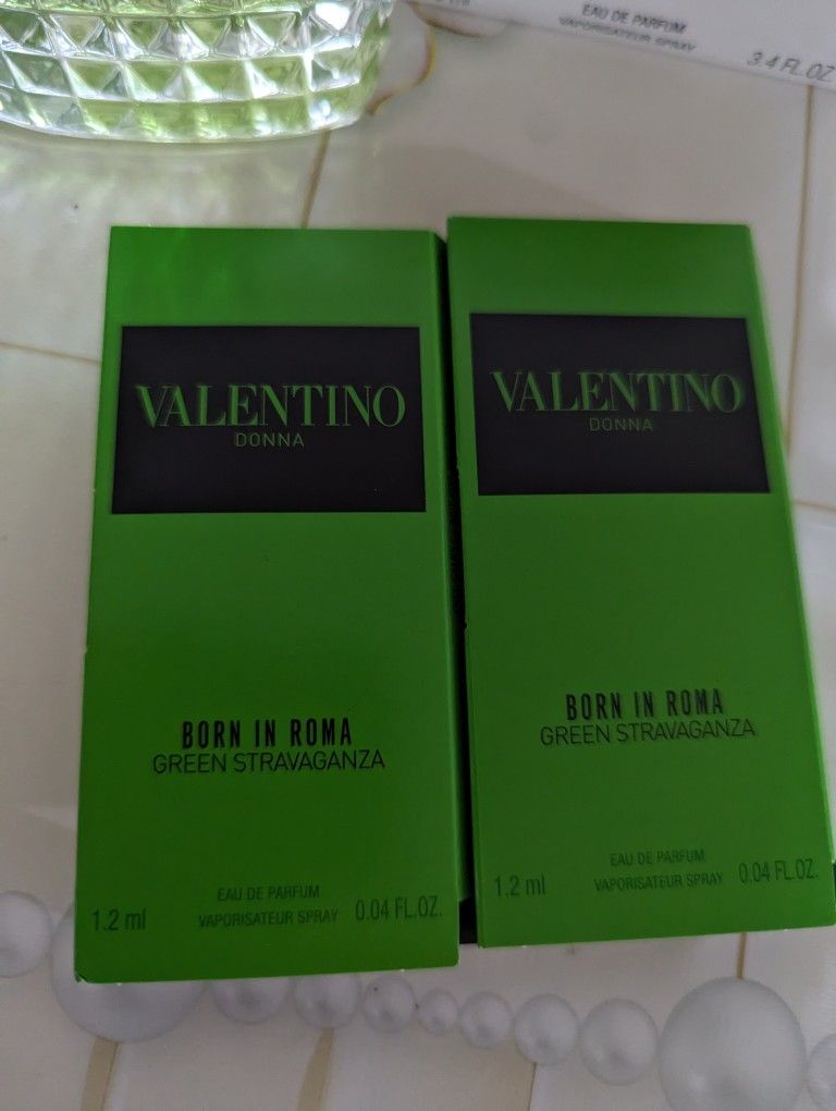 Valentino Green Extra Aganza 3.4oz Woman's Perfume New - photo 5