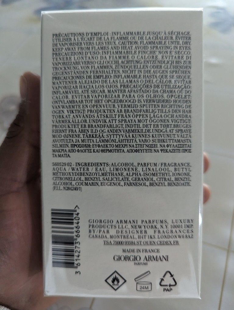 Giorgio Armani Acqua Di Gio Edp 2.5oz Cologne - photo 4