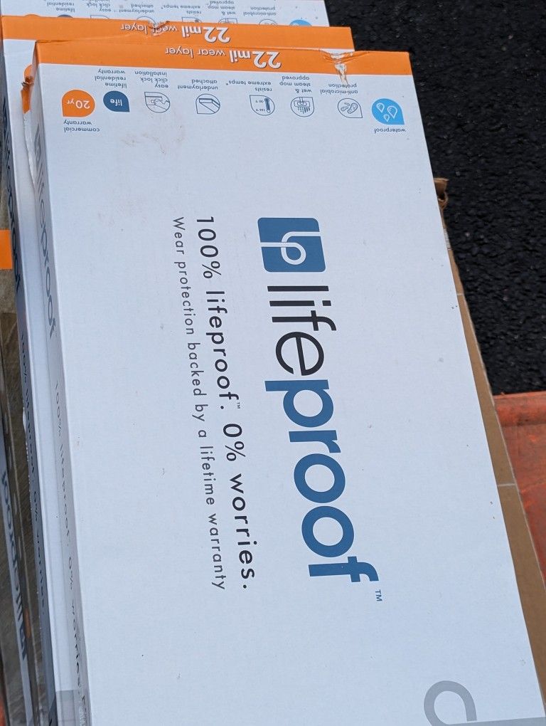 LifeProof Plank Flooring Sterling Oak 8pc Box Set New - photo 3