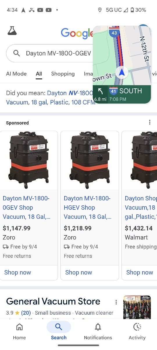 Dayton Commercial Wet/Dry Shop Vac - photo 5