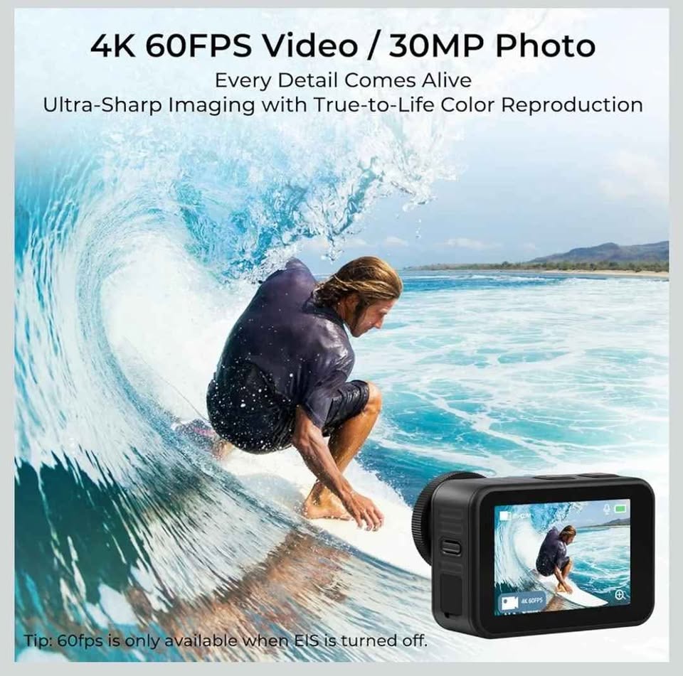 icefox i7 Action Camera 4K 60FPS 30MP - photo 2