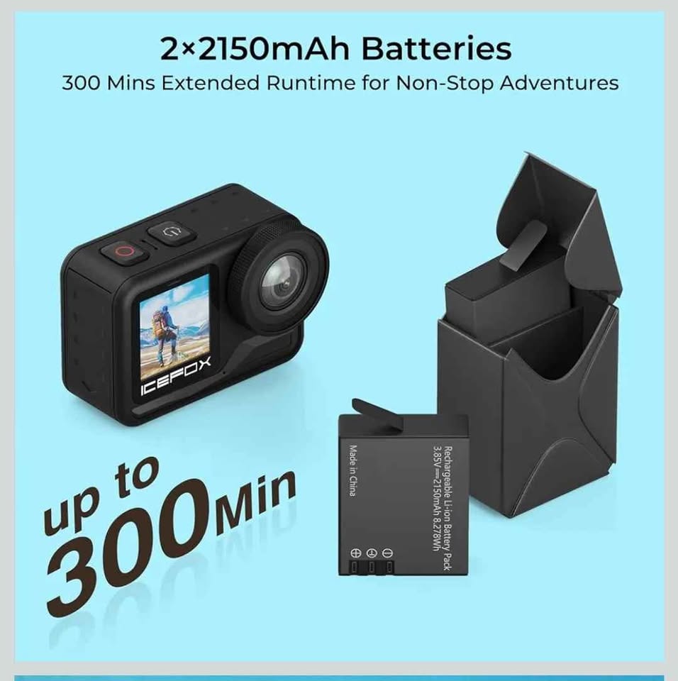 icefox i7 Action Camera 4K 60FPS 30MP - photo 3