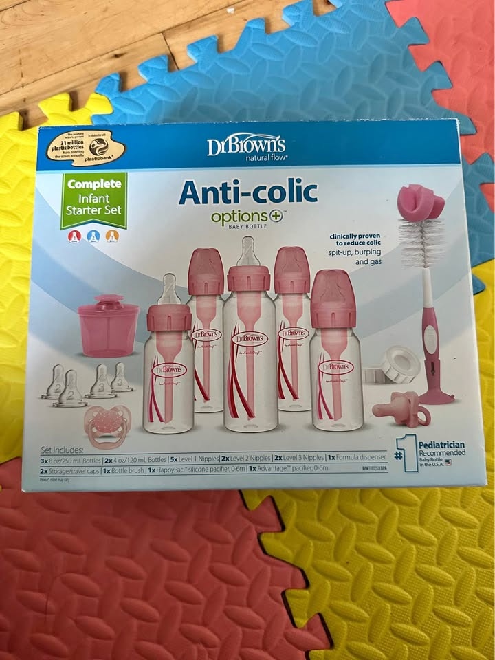 Dr. Brown's Anti-colic Baby Bottle Starter Set
