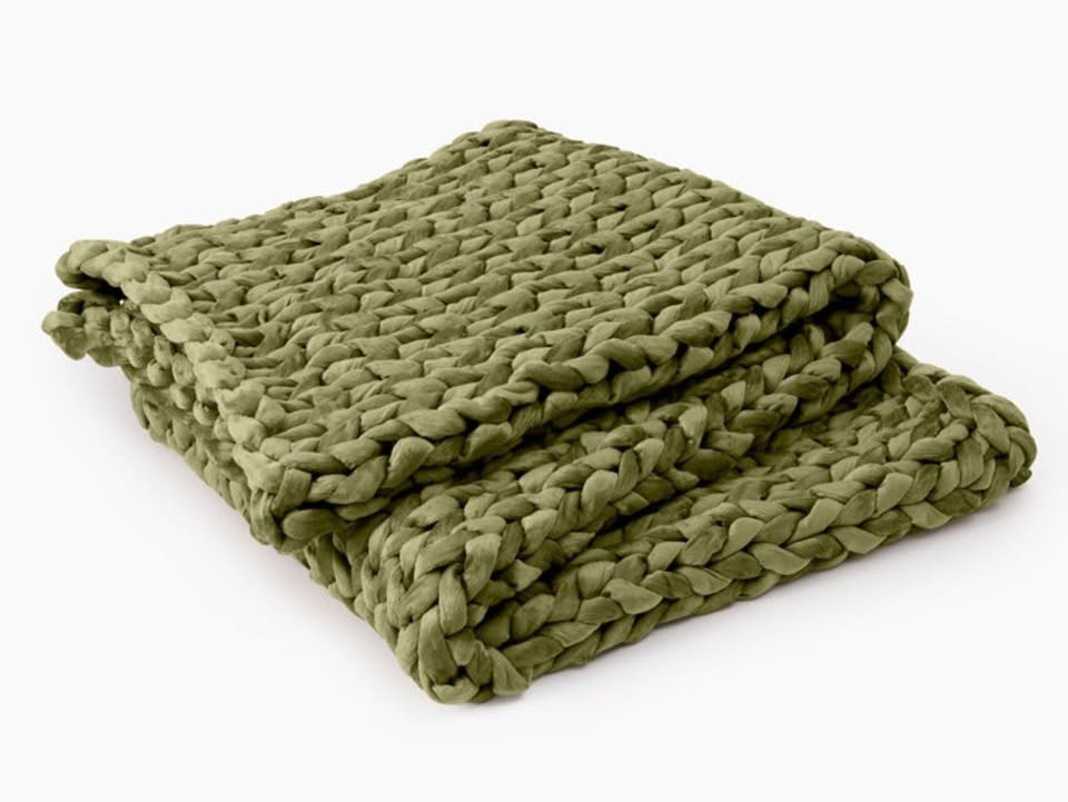 Bearaby Heavy Weighted Blanket - 25lb Green - photo 3