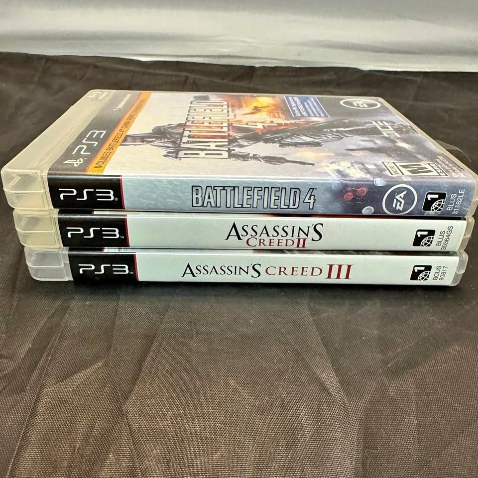 PS3 Battlefield 4 Assassin’s Creed 2 & 3 PlayStation 3 Video Gam
