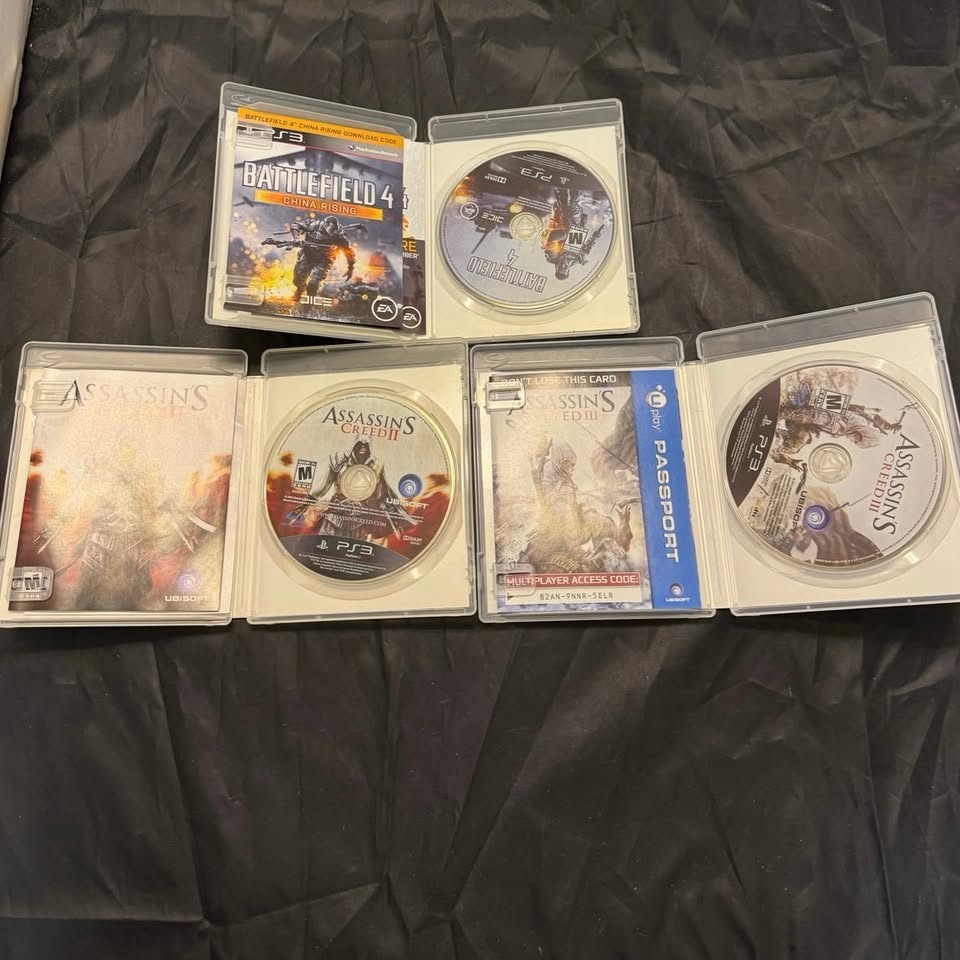 PS3 Battlefield 4 Assassin’s Creed 2 & 3 PlayStation 3 Video Gam - photo 4