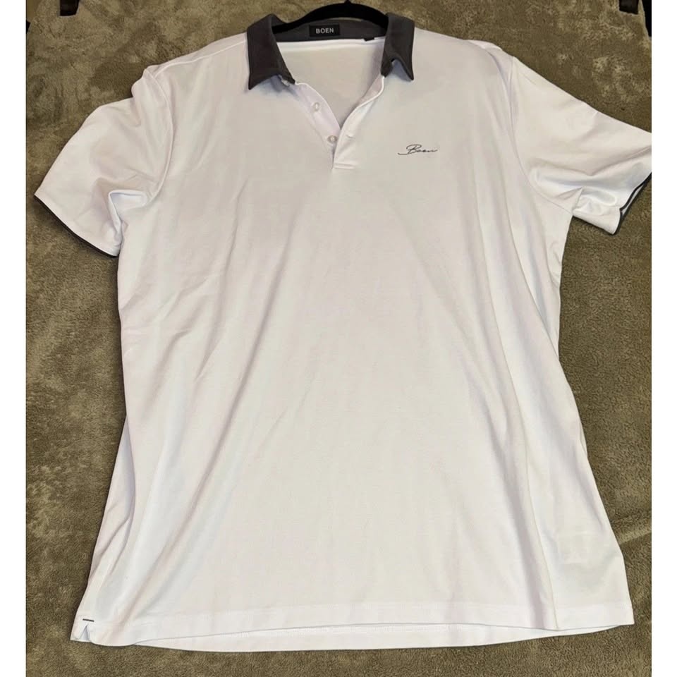 Boen x Hilton Head Island Jack Nicklaus Polo White/Gray Men's XL