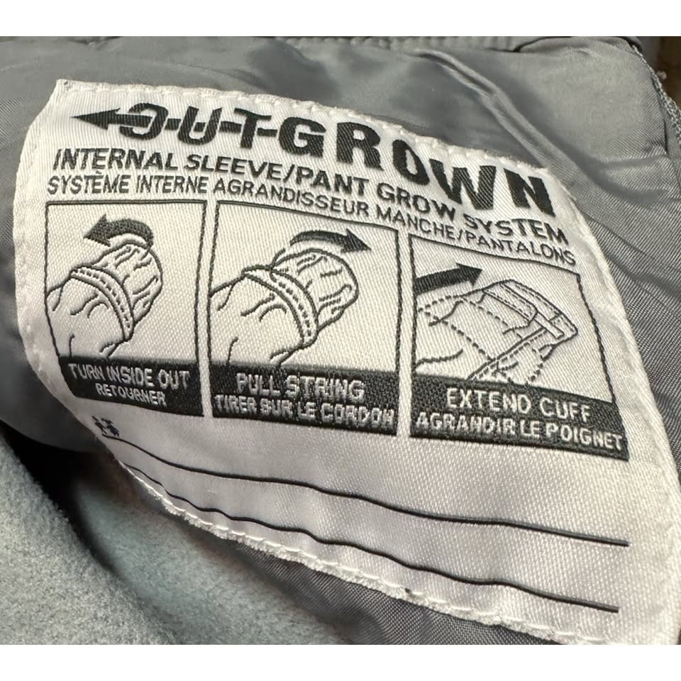 Columbia Kids Youth Medium Gray Ski Pants - Outgrown System - photo 4