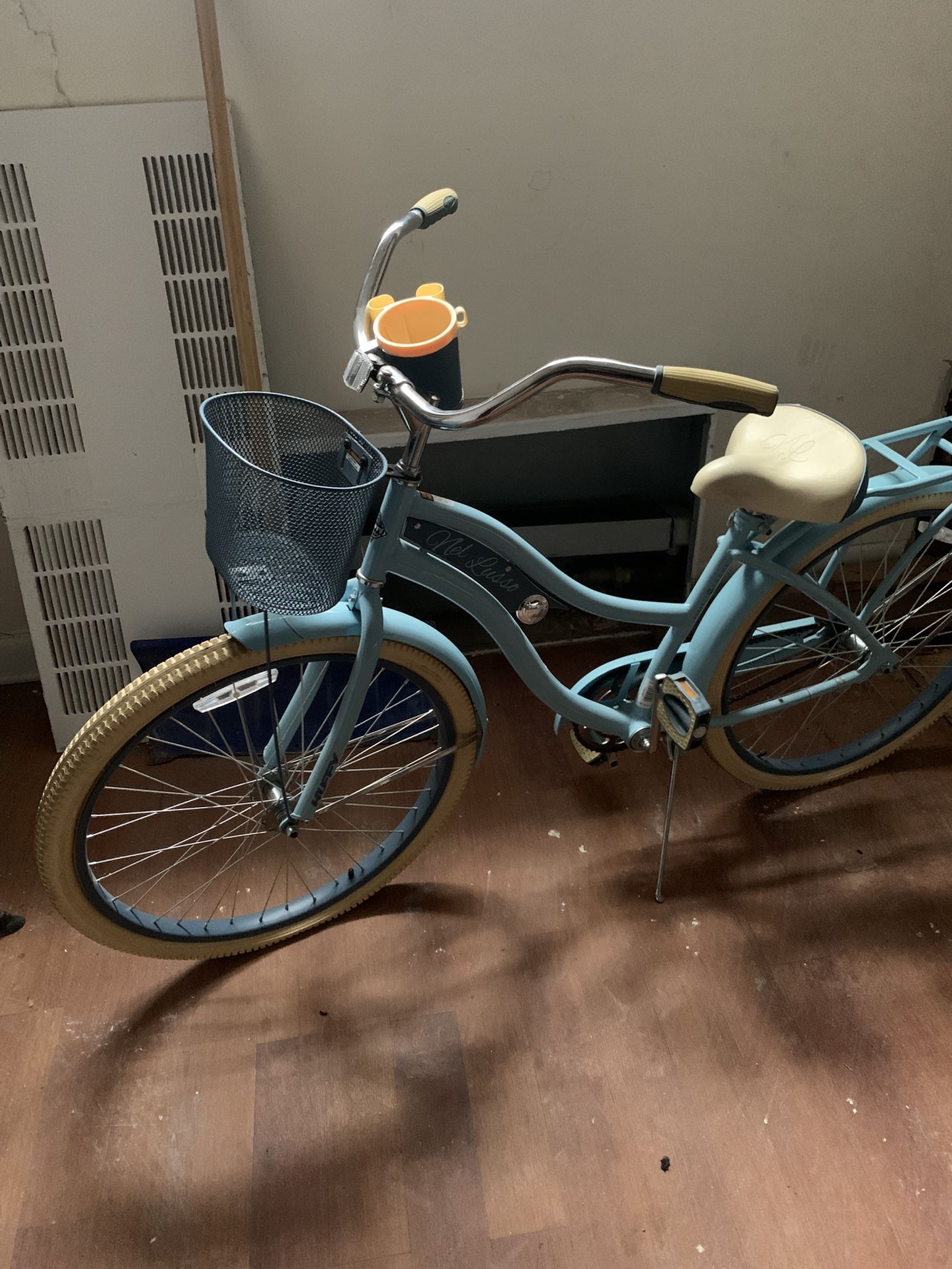 Huffy Nel Lasso Classic Cruiser Bike - Women's Light Blue