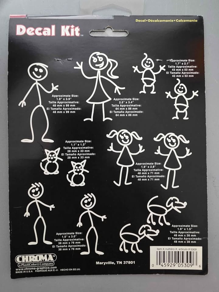 Car window Family Decals - photo 2