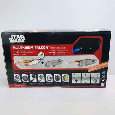 3D FX Star Wars Millennium Falcon LED Night Light + Crack Sticke - photo 2