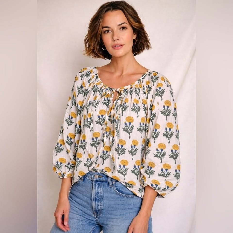 Emerson Fry India Collection Blouse - Size Medium