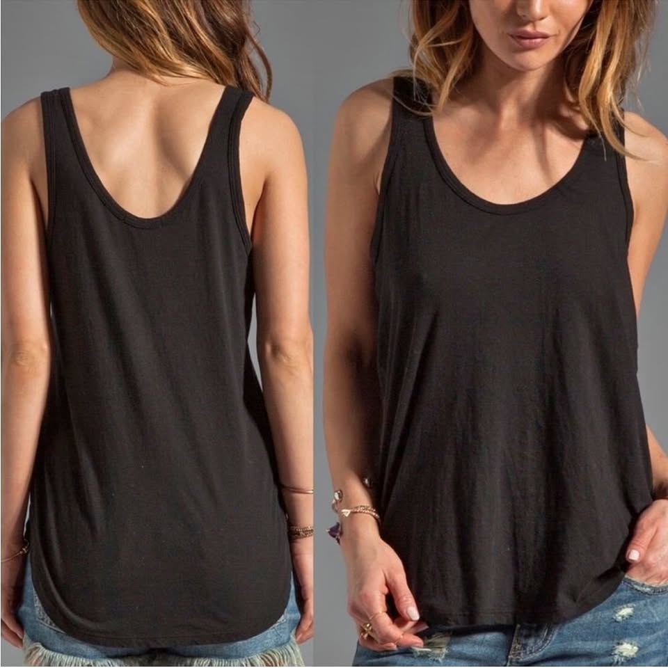 James Perse Baseball Tank Size 2