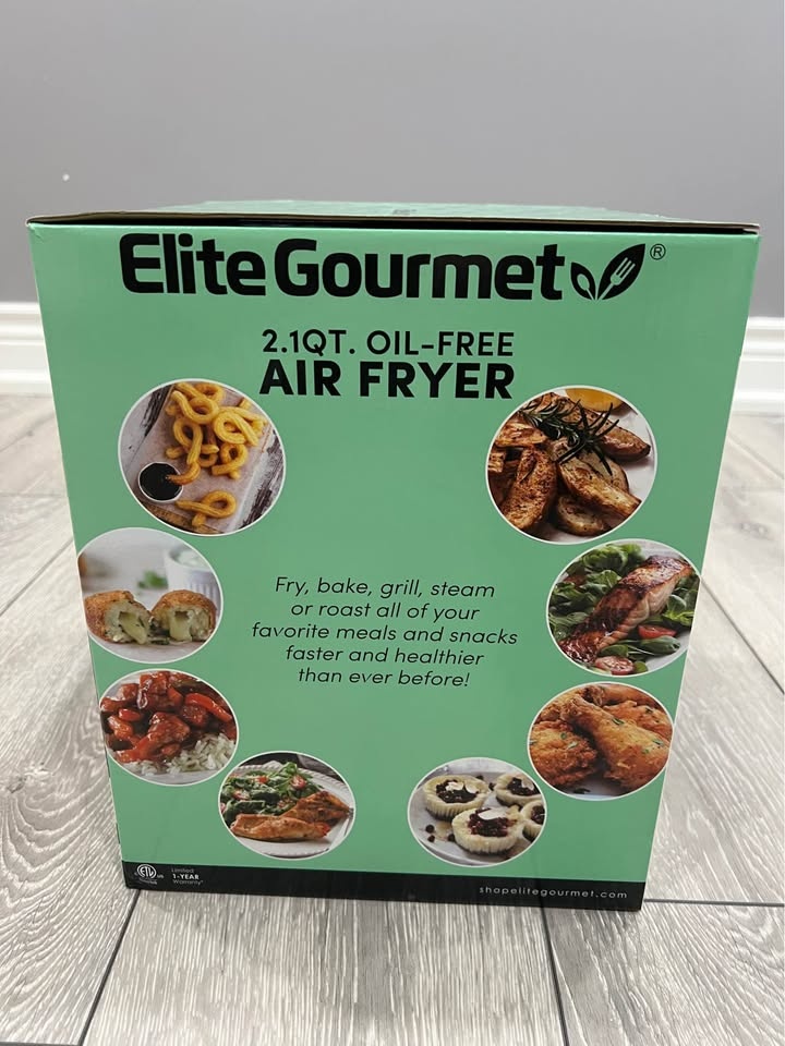 Elite Gourmet Air Fryer EAF 0201BL - 2.1 Qt - Mint - photo 2