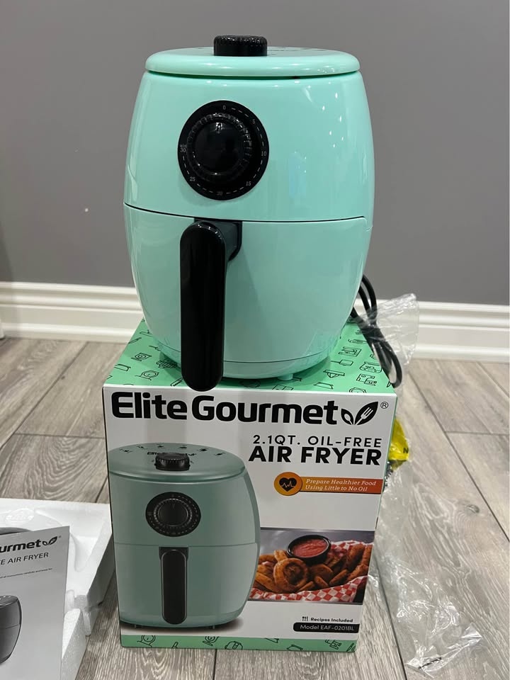 Elite Gourmet Air Fryer EAF 0201BL - 2.1 Qt - Mint - photo 5