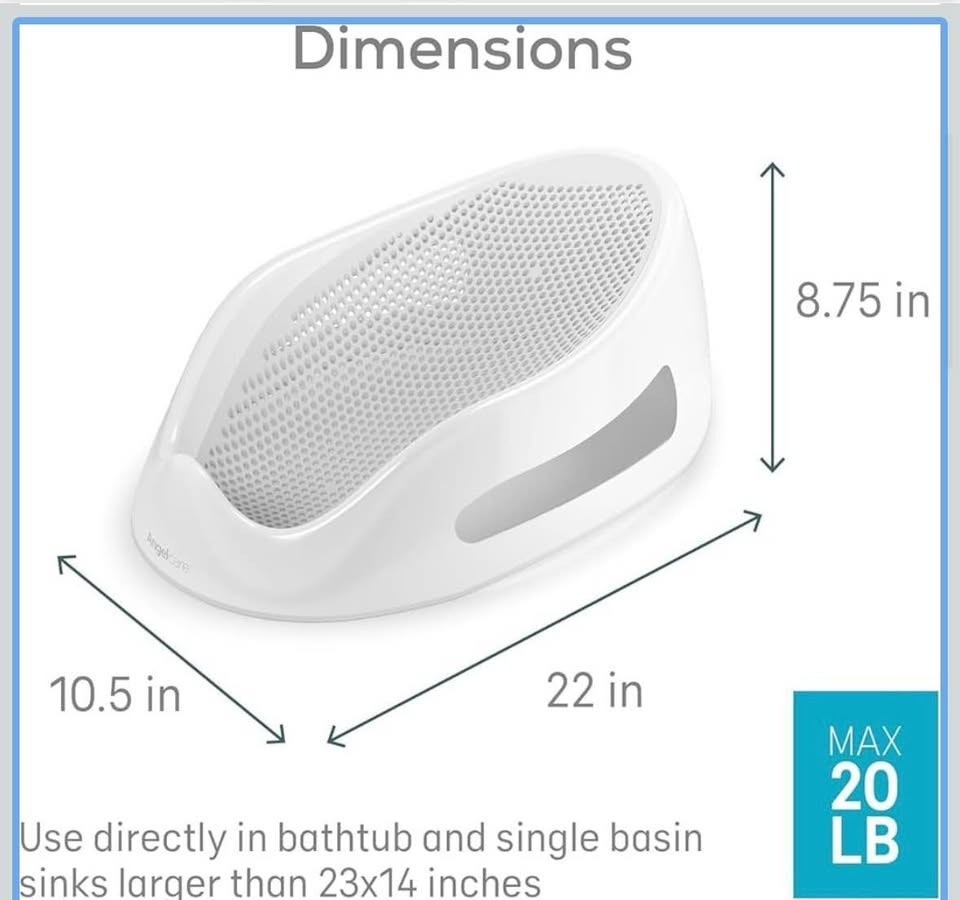 Angelcare Baby Bath Support, Grey - photo 3