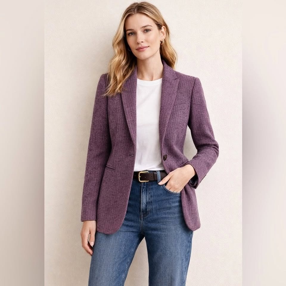 J.Crew Parke Blazer – Purple | Size 2