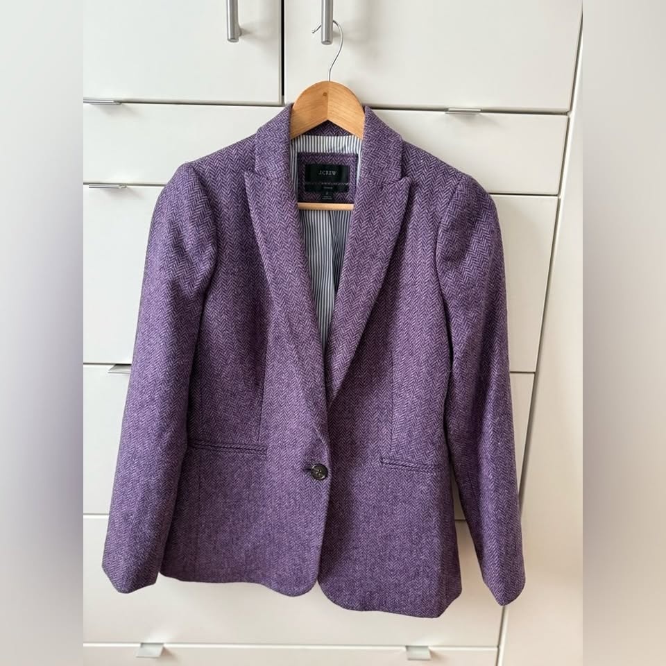 J.Crew Parke Blazer – Purple | Size 2 - photo 3
